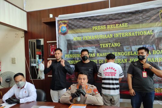 Pemilik kapal PMI yang karam di Malaysia ditahan Polda Kepri
