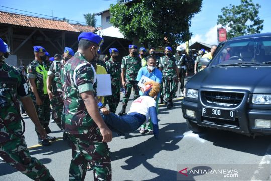 Polisi Militer TNI AD rekonstruksi kasus Nagreg libatkan 3 prajurit