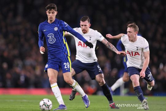 Chelsea ungguli Tottenham 2-0 dalam leg pertama semifinal Piala Liga