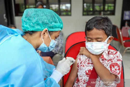 554 anak sudah vaksinasi di SD Negeri 09 Tugu Utara