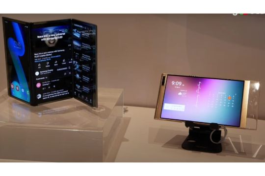 Samsung pamerkan seri Flex foldable dan Slideable dalam CES 2022