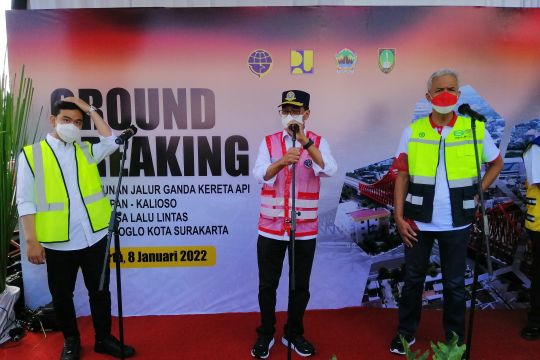 Kemenhub mulai pembangunan rel ganda KA Solo - Semarang