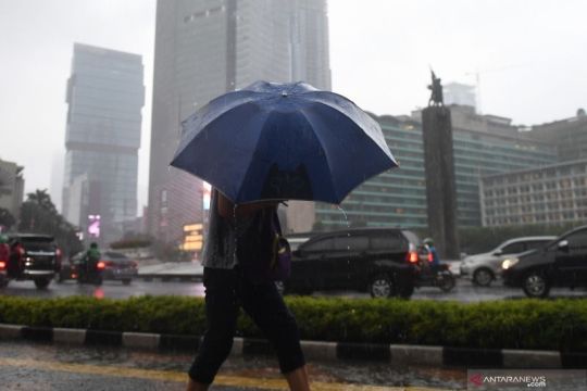 Cuaca Jakarta diprakirakan hujan ringan pada Kamis