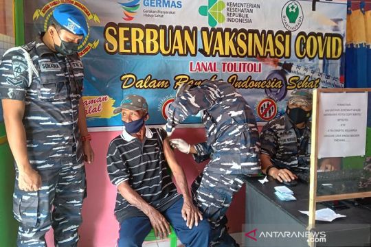 TNI AL gelar Serbuan Vaksinasi Maritim pekan pertama 2022