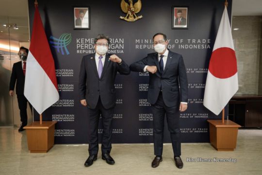 Bahas isu strategis G20, Mendag Lutfi bertemu Menteri Ekonomi Jepang