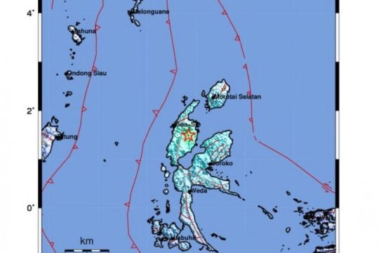 Gempa M 5,5 sebabkan dua orang luka-luka di Halmahera Utara
