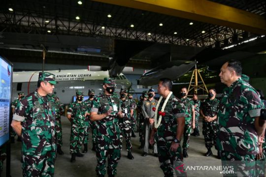 Panglima TNI tinjau kesiapan perpindahan Skuadron Udara di Bandung