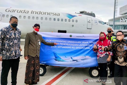Garuda Indonesia buka rute khusus kargo Semarang - Singapura