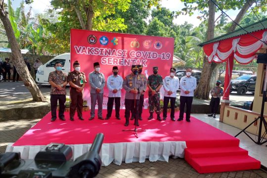 Kapolri apresiasi Gubernur Malut ikut vaksinasi COVID-19