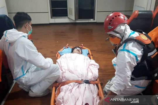 Tim SAR evakuasi warga negara China alami kecelakaan kerja di kapal