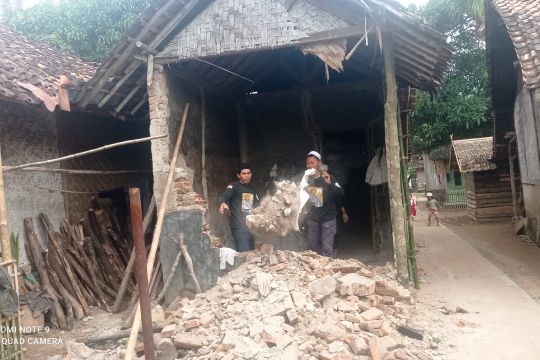 BPBD Lebak catat 274 rumah rusak akibat gempa tektonik