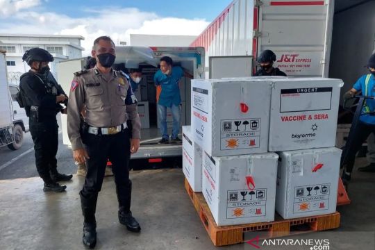Kalimantan Selatan terima pasokan 50.700 vial vaksin CoronaVac