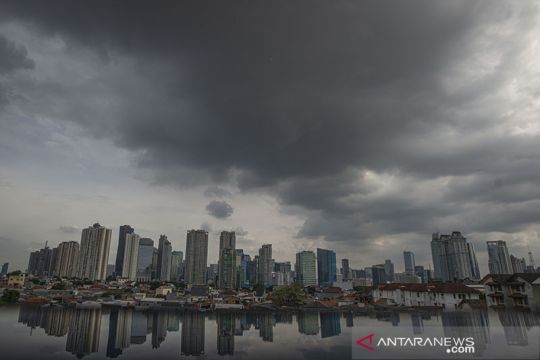 Rabu, hujan guyur Jakarta secara merata
