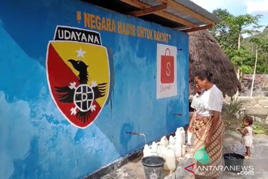 Dibantu Kodam Udayana, warga Desa Pana NTT dapat nikmati air bersih