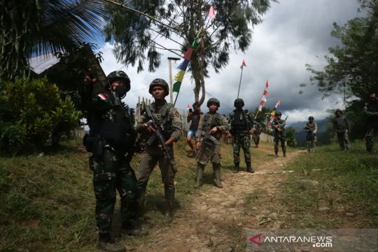 1.378 personel TNI-Polri buru tiga DPO teroris Poso pada tahap I 2022