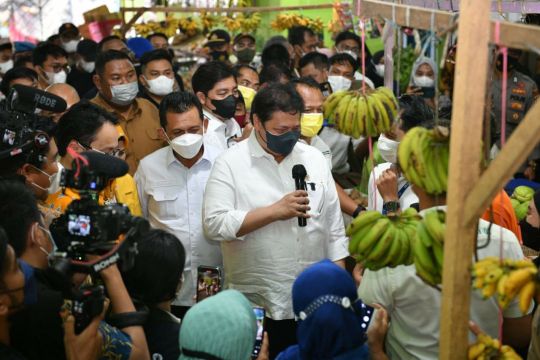 Menko Airlangga pantau operasi pasar murah di Bintan