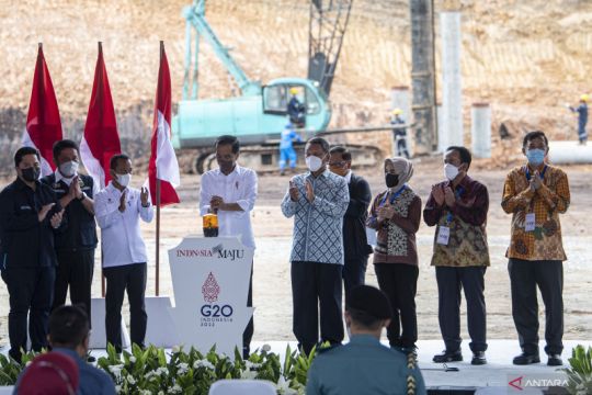 Presiden Jokowi "groundbreaking" proyek hilirisasi batu bara jadi DME