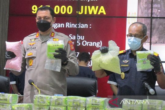 Polda Aceh gagalkan penyelundupan 150 kilogram sabu-sabu