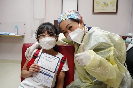 RS Premier Bintaro salurkan 400 vaksin anak dosis kedua