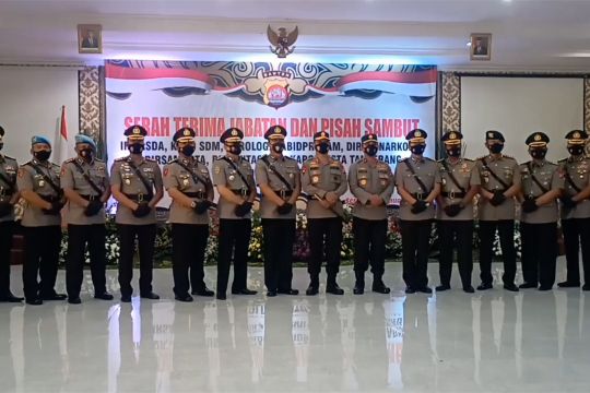Lantik delapan pejabat baru, Kapolda Banten minta fokus dua hal 