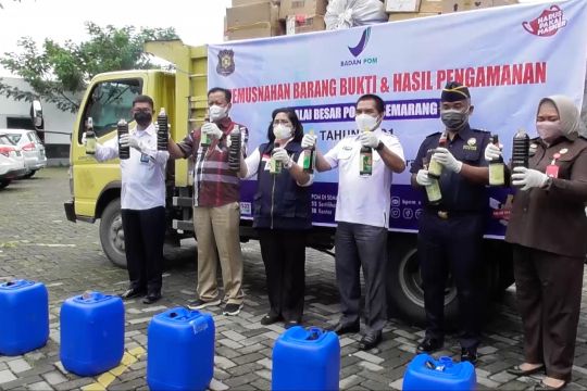 BBPOM Semarang musnahkan ratusan obat tradisional berbahaya