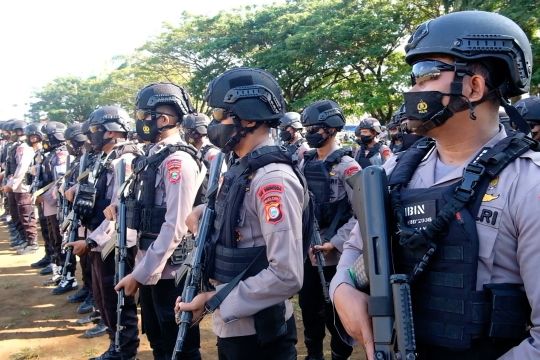 TNI–Polri gelar patroli gabungan jaga perdamaian Maluku Utara
