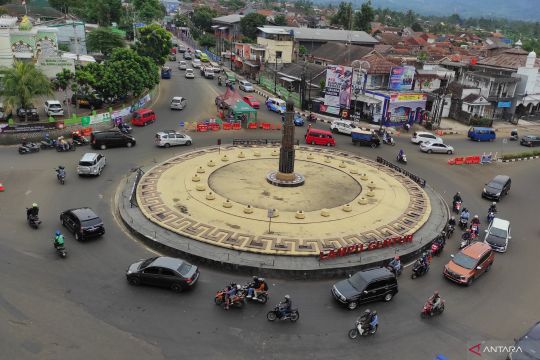 Polres Cianjur berlakukan sistem satu arah ke Bogor
