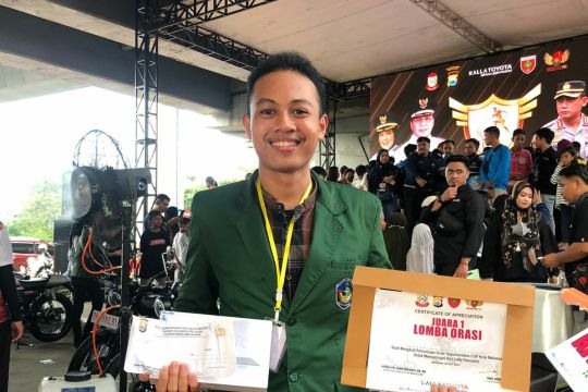 Mahasiswa UMI Makassar raih juara orasi ilmiah Gema Pancasila