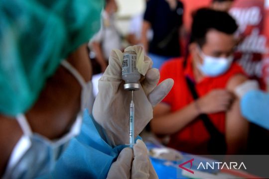 Penerima vaksin dosis ketiga capai 63,46 juta jiwa penduduk Indonesia