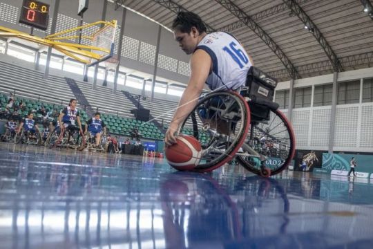 Jelang pertandingan basket kursi roda ASEAN Para Games 2022 Page 1 Small