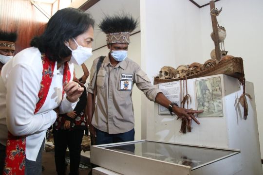 Menteri PPPA apresiasi museum Asmat lestarikan warisan budaya