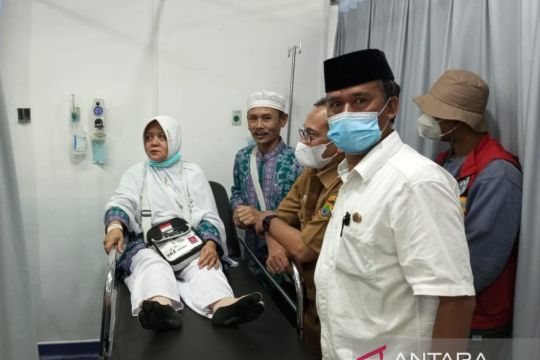 Dua orang haji yang sakit sudah pulang ke Cianjur