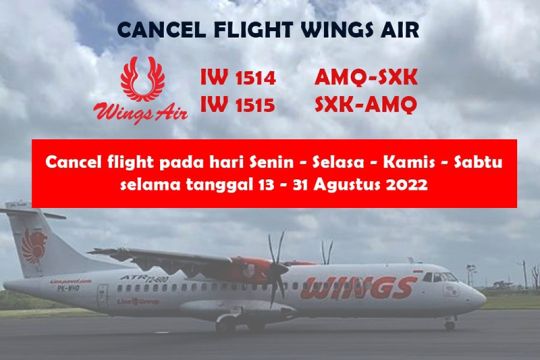 Wings Air batalkan penerbangan Ambon-Saumlaki