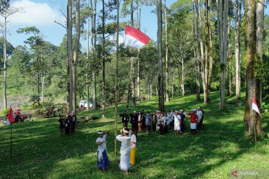 Mahasiswa Denpasar ajak masyarakat lestarikan hutan di Manistutu
