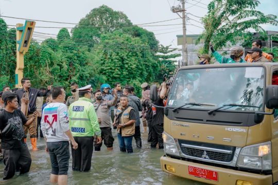696 rumah warga Medan terendam banjir di enam kelurahan