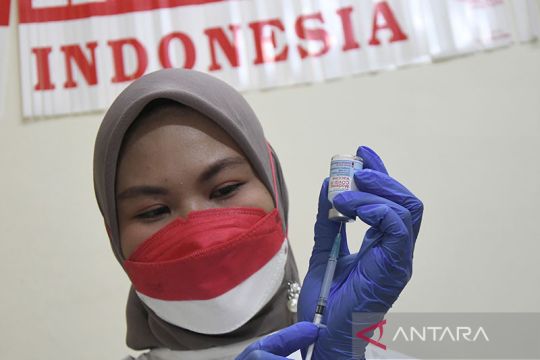 62,68 juta warga Indonesia telah divaksinasi dosis penguat