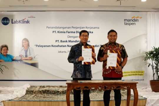 Bank Mandiri Taspen dan Kimia Farma Diagnostika bersinergi buka klinik