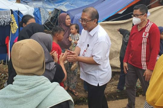 Korpri KPK serahkan donasi untuk korban gempa di Cianjur