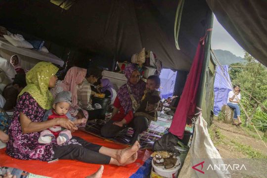 Jumlah pengungsi gempa Cianjur terus meningkat