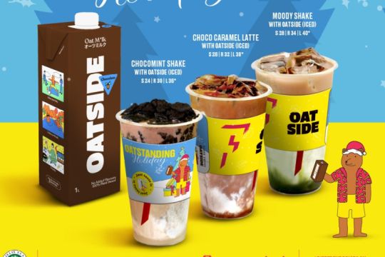 Flash Coffee dan Oatside buat menu spesial liburan