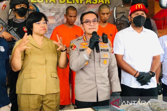Polresta Denpasar sita 3.6 kilogram ganja dari tukang las panggilan