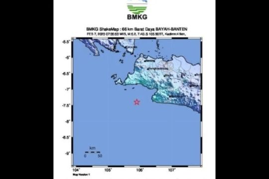 Pakar ITB: Gempa M 5.2 di Banten disebabkan oleh aktivitas subduksi