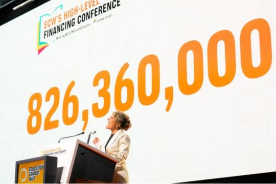 Para pemimpin dunia umumkan ikrar pendanaan US$826 juta kepada Education Cannot Wait di konferensi pembiayaan tingkat tinggi