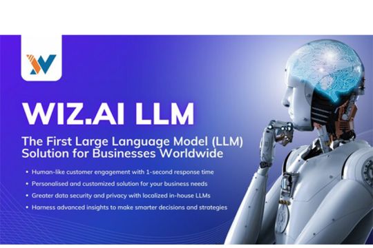WIZ.AI Luncurkan "Large Language Model" yang penuh terobosan untuk pasar vertikal