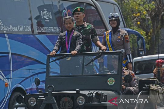 Penyambutan atlet peraih emas Asian Games 2022 di Temanggung Page 2 Small