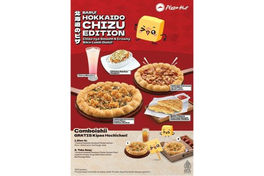 Cheesy Madness! Terinspirasi dari Keju Hokkaido, Pizza Hut Indonesia Luncurkan Menu Baru yang Menggiurkan
