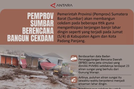 Pemprov Sumbar berencana bangun cekdam