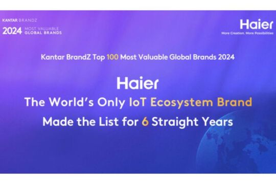 Haier Jadi Merek Ekosistem IoT Terkemuka yang Berhasil Tercantum Selama Enam Tahun Berturut-turut