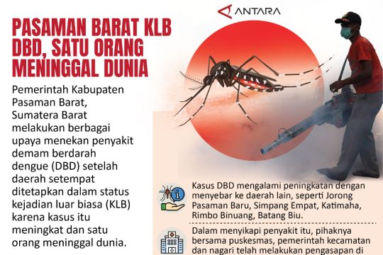 Pasaman Barat KLB DBD, Satu orang meninggal dunia