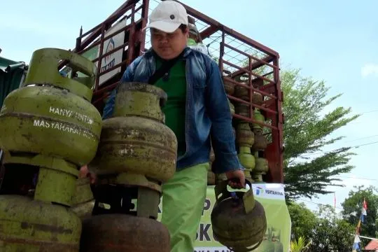 Operasi pasar,DPKUKMP Palangka Raya sediakan 200 tabung LPG bersubsidi